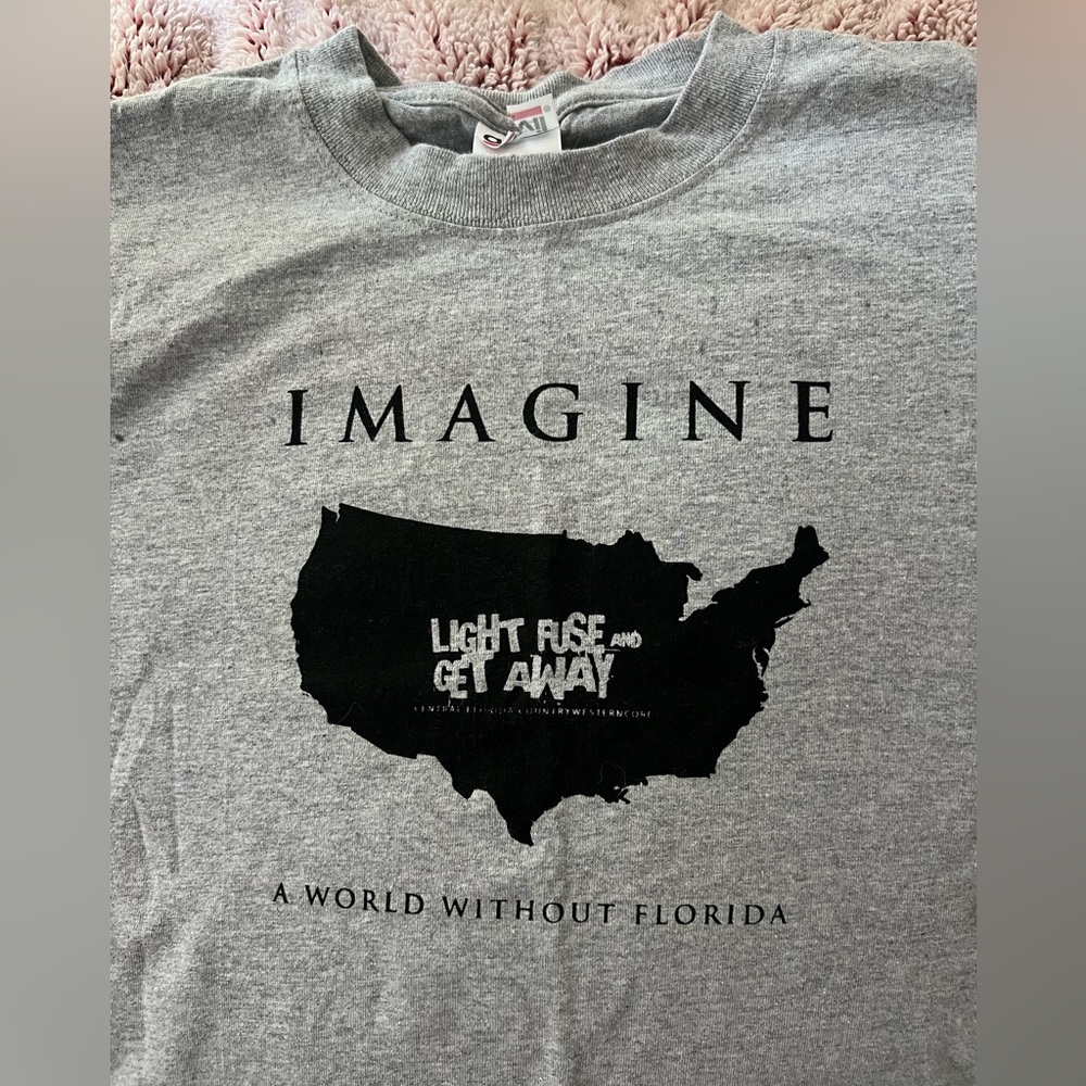 Lite fuse and get away band T-shirt brand new